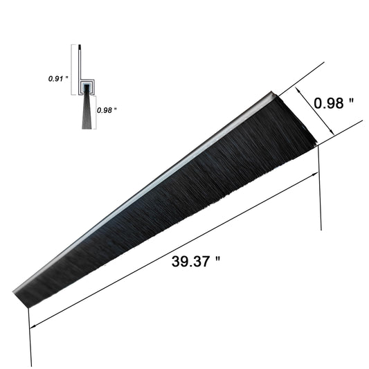 0.98 inches door brush sweep