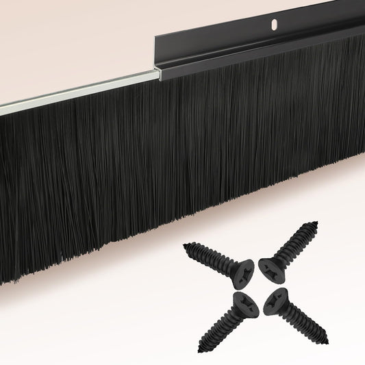 2.8" door brush sweep with 3 colors